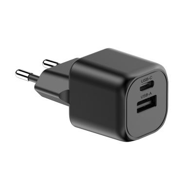 Logotrade promotional product picture of: Urban Vitamin Monterey RCS recycled plastic 20W GAN charger