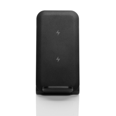 Logo trade promotional merchandise photo of: Powerpal 3 in 1 RCS recycled plastic 15W charger