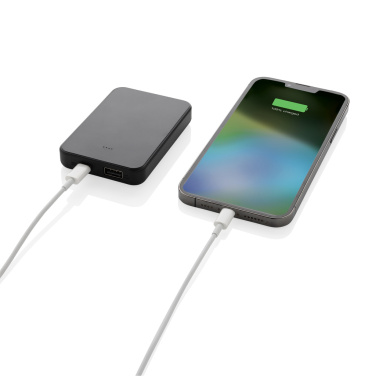 Logo trade promotional merchandise photo of: Boostcore RCS recycled plastic powerbank 5.000mAh with USB C