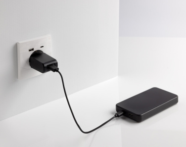Logotrade corporate gift image of: Boostcore RCS recycled plastic powerbank 10.000mAh USB C