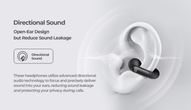 Logotrade promotional item picture of: Urban Vitamin Long Beach ENC rplastic wireless earbuds