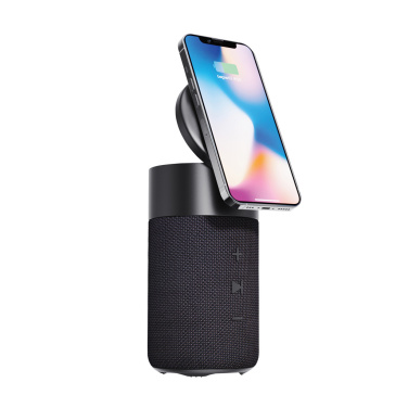 Logo trade promotional gift photo of: Urban Vitamin Anaheim RCS recycled 10W speaker 15W charger