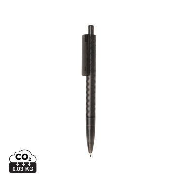 Logo trade corporate gifts picture of: X3 GRS recycled PC plastic pen frosted