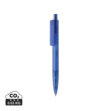 Logotrade promotional giveaway picture of: X3 GRS recycled PC plastic pen frosted