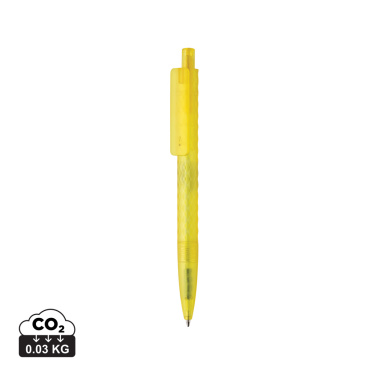 Logotrade corporate gift picture of: X3 GRS recycled PC plastic pen frosted