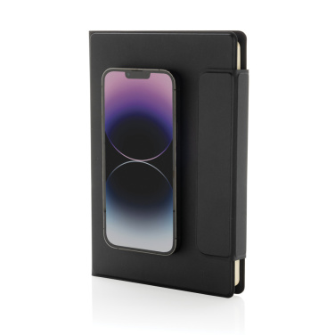 Logo trade business gift photo of: Stuart RCS certified RPU magnetic A5 portfolio