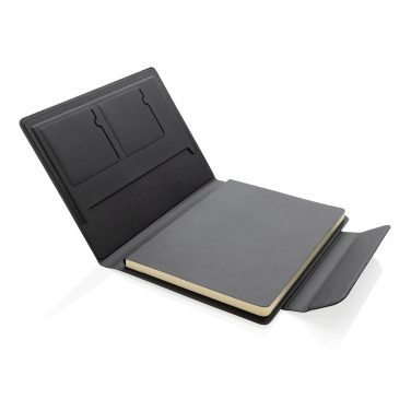 Logo trade promotional merchandise photo of: Stuart RCS certified RPU magnetic A5 portfolio