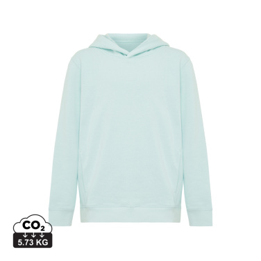 Logo trade promotional items image of: Iqoniq Yengo kids recycled cotton hoodie with sidepockets