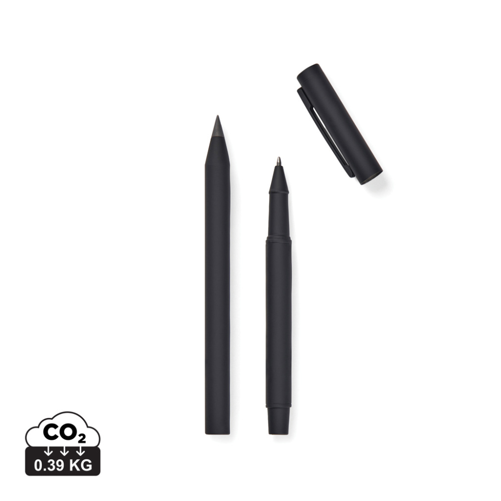 Logo trade promotional gifts picture of: VINGA Baltimore RCS pen set
