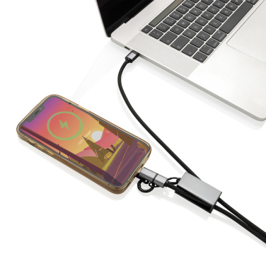 Logotrade advertising products photo of: Terra RCS recycled PET phone cord with dual charge cable