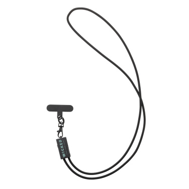 Logotrade promotional items photo of: Terra RCS recycled PET phone cord with dual charge cable