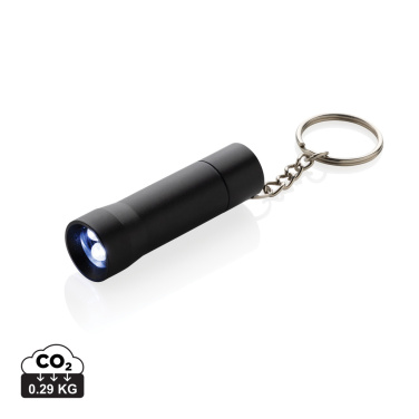 Logotrade promotional product image of: Flash RCS recycled aluminium keychain torch