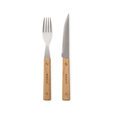 Logotrade promotional product picture of: VINGA Paso 8 pcs bbq cutlery set