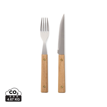 Logo trade promotional item photo of: VINGA Paso 8 pcs bbq cutlery set