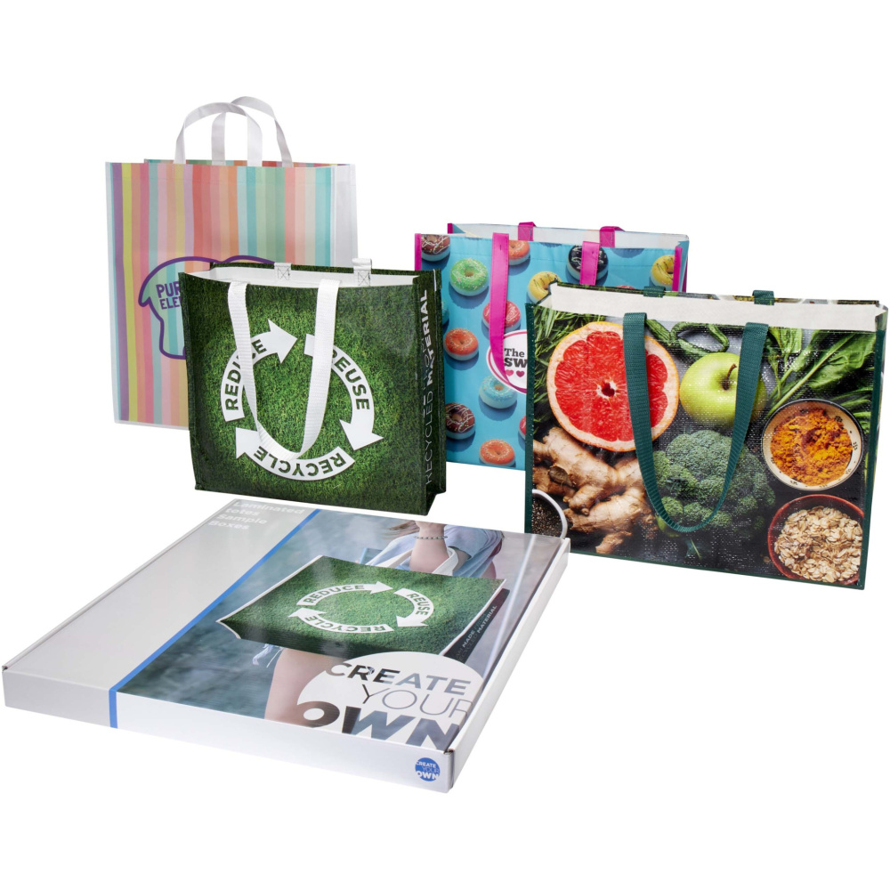 Logotrade corporate gift picture of: Laminated totes sample box