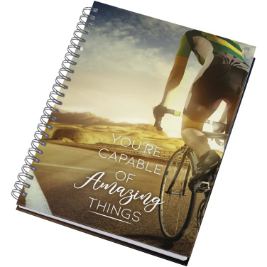 Logotrade promotional merchandise photo of: Desk-Mate® A5 hard cover undated diary