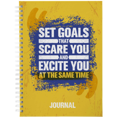 Logo trade promotional item photo of: Desk-Mate® A5 hard cover journal