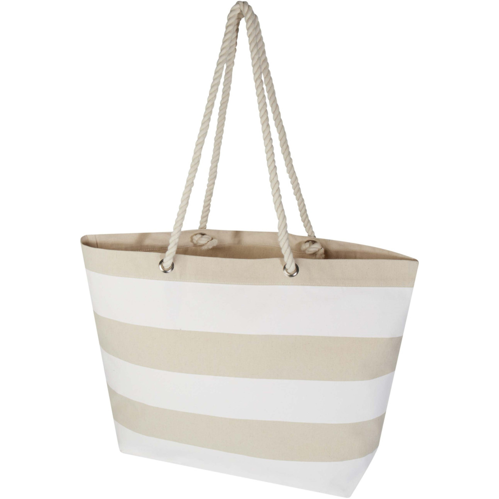 Logo trade promotional giveaways image of: Florida 270 g/m² GRS recycled beach tote bag 18L