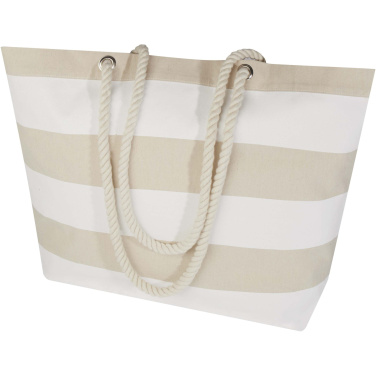 Logotrade business gift image of: Florida 270 g/m² GRS recycled beach tote bag 18L