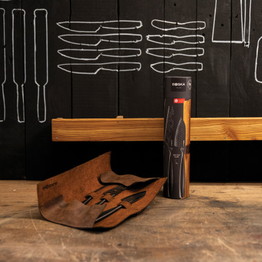 Logo trade advertising products image of: BOSKA Cheese Knife Set Monaco+ Black