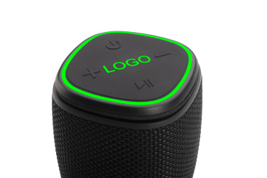Logotrade business gift image of: Bluetooth speaker HERMON Schwarzwolf