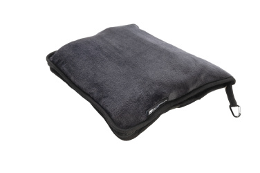 Logotrade promotional gifts photo of: Blanket and pillow 2 in 1 AMIATA Schwarzwolf