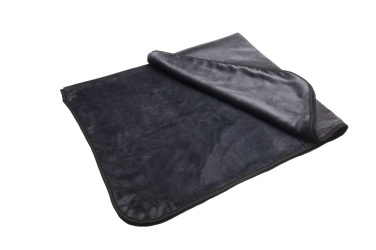 Logotrade promotional products photo of: Blanket and pillow 2 in 1 AMIATA Schwarzwolf