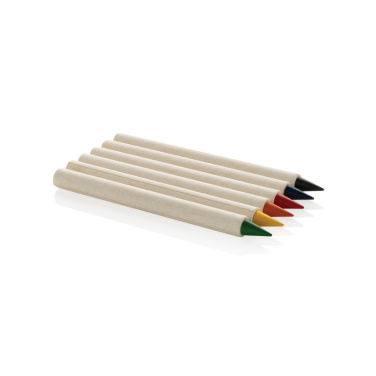 Logotrade promotional giveaway image of: Micki GRS infinity 6pc colouring pencil set