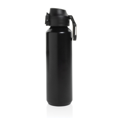 Logotrade promotional gift picture of: Via RCS Re-steel lockable sport bottle 600ML