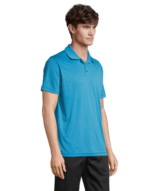 Logo trade promotional giveaways image of: PITCHER UNISEX POLO