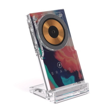Logo trade promotional merchandise photo of: Magcharge 15W magnetic wireless charging stand