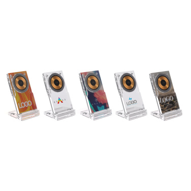 Logo trade promotional merchandise photo of: Magcharge 15W magnetic wireless charging stand