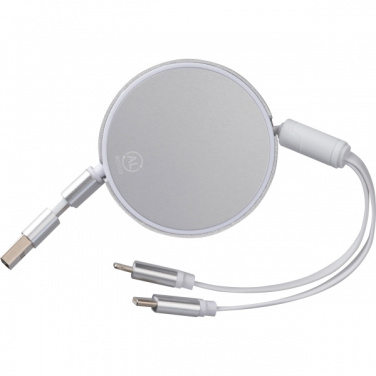 Logotrade promotional giveaway picture of: Charging cable made from recycled aluminum Ostend