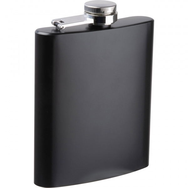 Logo trade promotional giveaways image of: Stainless steel hip flask Sheffield