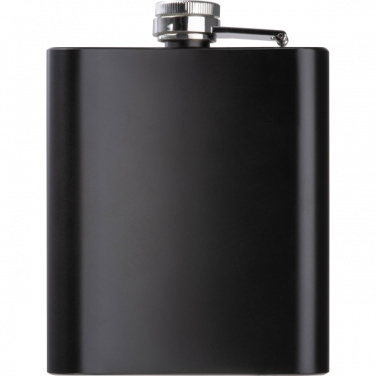Logo trade advertising products picture of: Stainless steel hip flask Sheffield