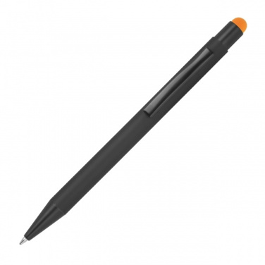 Logo trade promotional giveaway photo of: Metal ballpoint pen with touch function Ohara