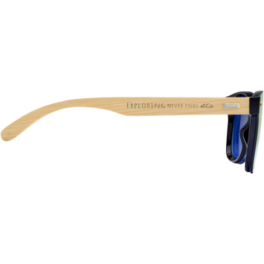 Logotrade promotional merchandise picture of: Tan sunglasses with bamboo temples