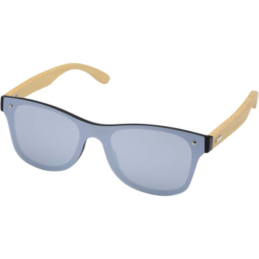Logotrade promotional product picture of: Tan sunglasses with bamboo temples