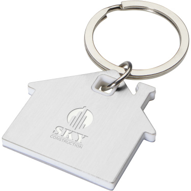 Logo trade business gift photo of: Nook house-shaped keychain