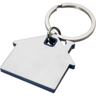Logotrade promotional product picture of: Nook house-shaped keychain