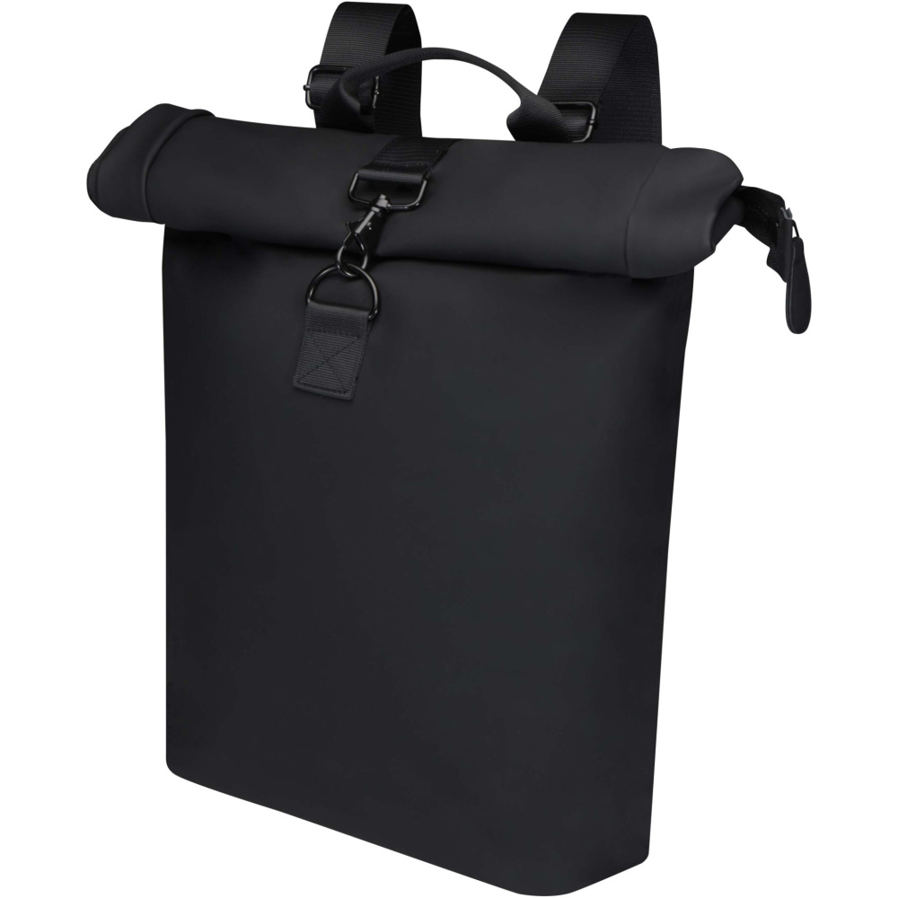 Logotrade promotional merchandise photo of: Turner 15.6" GRS recycled roll-top laptop backpack 12L