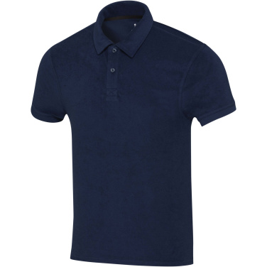 Logotrade promotional item image of: Akoya recycled terry unisex polo