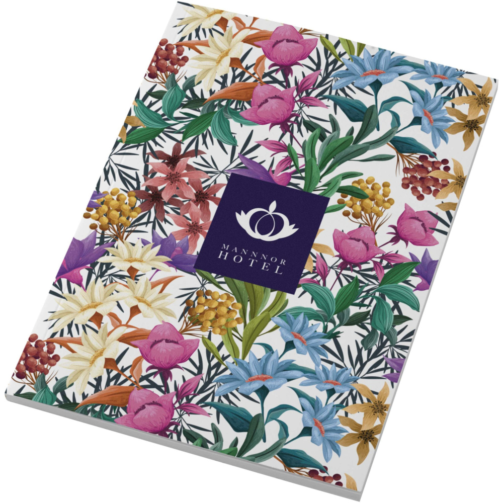 Logo trade promotional gifts image of: Novella Austen A5 soft cover notebook - 50 sheets