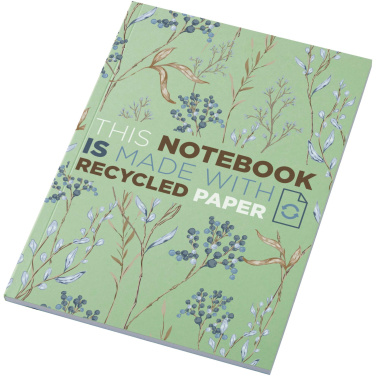 Logotrade promotional merchandise photo of: Novella Austen A5 recycled soft cover notebook - 50 sheets
