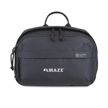 Logo trade promotional products image of: Renew AWARE™ rPET Toiletry Bag
