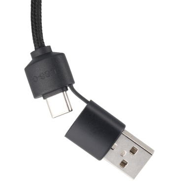 Logotrade promotional products photo of: Cable 4in1 with illuminated logo - LH-ZM02