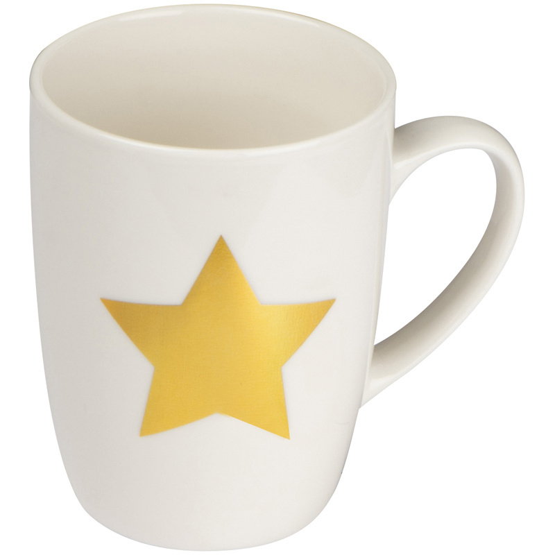 Logo trade promotional giveaways picture of: Mug with star print 300 ml