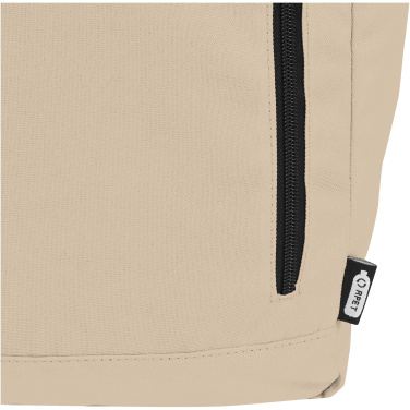 Logo trade promotional merchandise photo of: Byron 15.6" GRS RPET roll-top backpack 18L
