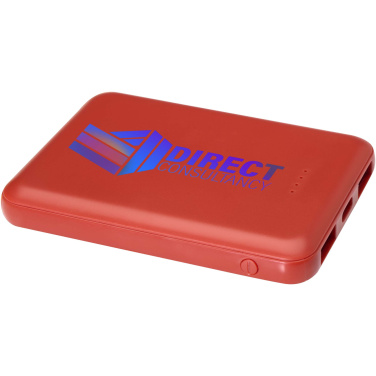 Logo trade promotional giveaway photo of: Asama 5000 mAh Type-C recycled plastic power bank