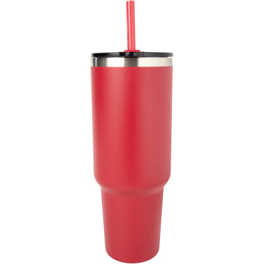 Logo trade promotional merchandise photo of: Sydney 1200 ml copper vacuum insulated tumbler with straw